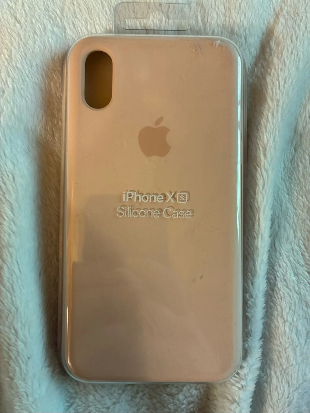 Apple iPhone XS Pink Silicone Case NWT